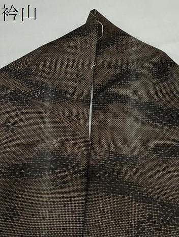 平和屋着物●本場大島紬 9マルキ 舞花文 正絹 逸品 DAAY5923ud