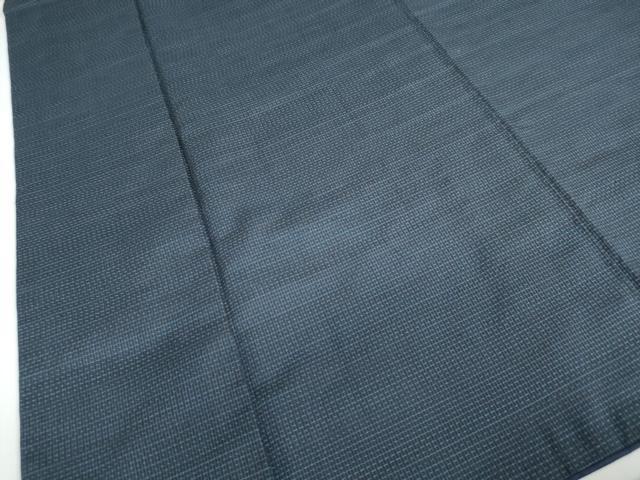 平和屋着物●男性　本場大島紬　アンサンブル　格子文　正絹　逸品　DAAY5963ud
