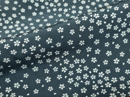 平和屋着物●上質な小紋 舞桜文 正絹 逸品 DAAY5982ud