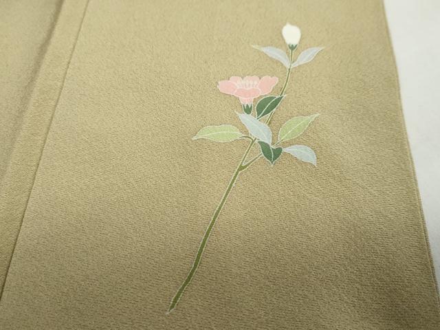 平和屋着物○訪問着 友禅 作家物 枝椿文 暈し染め 正絹