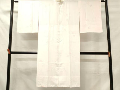 平和屋着物■長襦袢 無双仕立て 枝花文 暈し染め やまと誂製 正絹 逸品 DAAY6259ea