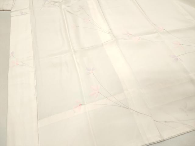 平和屋着物■長襦袢 無双仕立て 枝花文 暈し染め やまと誂製 正絹 逸品 DAAY6259ea