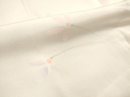 平和屋着物■長襦袢 無双仕立て 枝花文 暈し染め やまと誂製 正絹 逸品 DAAY6259ea