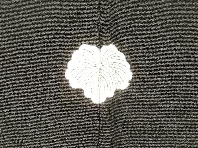 平和屋着物■豪華黒留袖 駒刺繍 飛鶴松文 金彩 正絹 逸品 DAAY6275ea