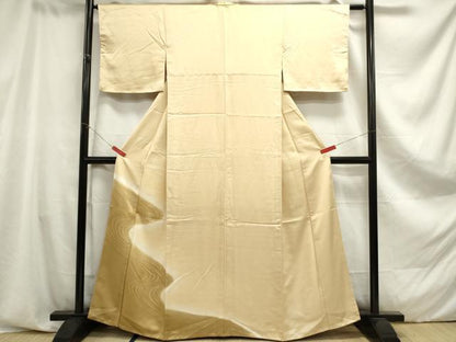 平和屋着物■色留訪問着　地紋起こし　流水文　暈し染め　正絹　逸品　DAAY6456ea