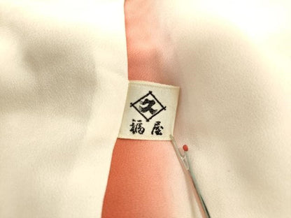 平和屋着物■上質な小紋　型染　風景花松文　正絹　逸品　DAAY6501ea