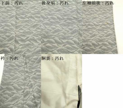 平和屋着物■上質な小紋 立波文 三越扱い 正絹 逸品 DAAY6544qp