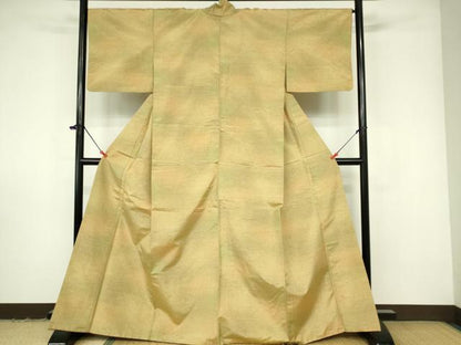 平和屋着物■上質な紬　霞文　正絹　逸品　DAAY6730qp