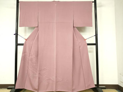平和屋着物■豪華色留袖　雲重ね文　鴇浅葱色　正絹　逸品　DAAY6901qp