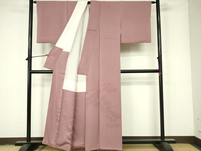平和屋着物■豪華色留袖　雲重ね文　鴇浅葱色　正絹　逸品　DAAY6901qp