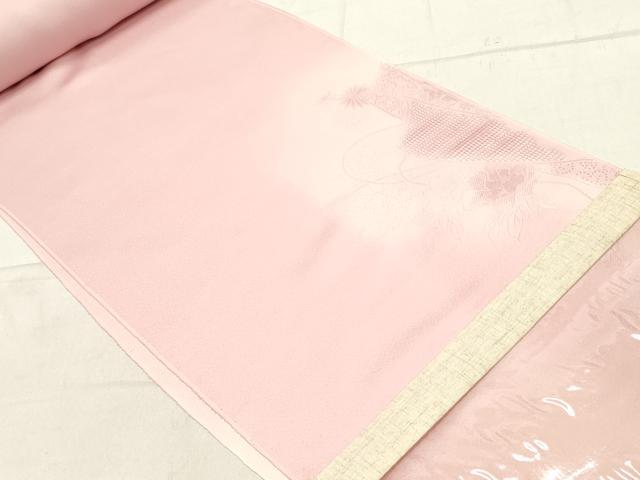 訪問着　矢羽　短冊　吉祥文様　手刺繍　日本和裁師会　付け下げ　L5 rental-poem_hw1542