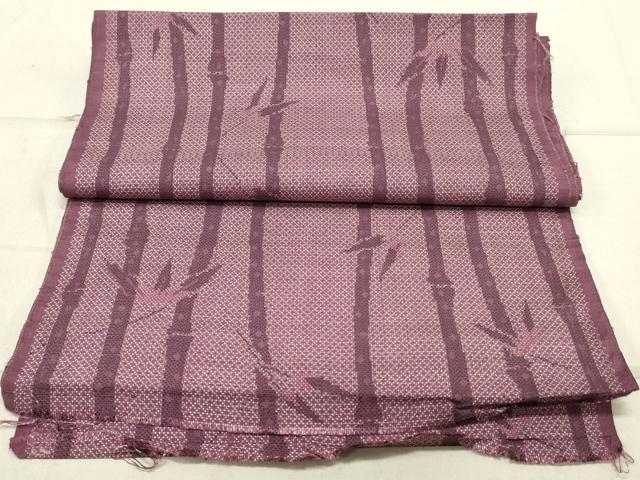 平和屋着物▽羽織・コート 解き反物 羽尺 本場大島紬 7マルキ 笹竹文 逸品