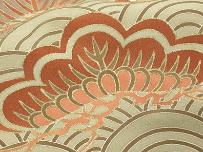 平和屋着物■豪華黒留袖 駒刺繍 青海波松文 金彩 正絹 逸品 DAAY7547sf