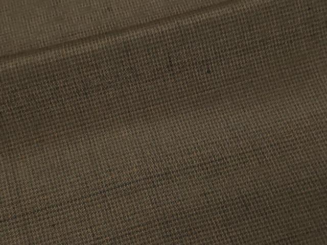 平和屋着物■上質な紬　格子　正絹　逸品　DAAY7573sf