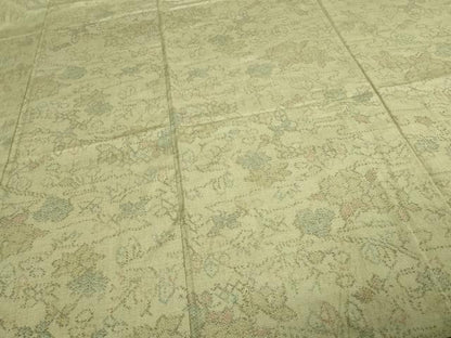 平和屋着物■上質な紬　草花文　正絹　逸品　DAAY7580sf