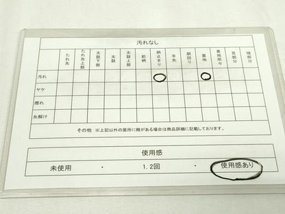 平和屋着物◎六通柄袋帯　天井草花文　金糸　正絹　逸品　DAAY7619sf
