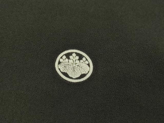 平和屋着物■豪華黒留袖 駒刺繍 総刺繍 松青海波 金銀糸 正絹 逸品 DAAY7847sf