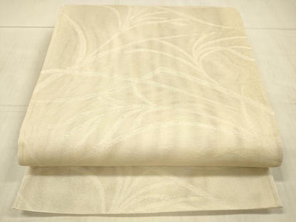 平和屋着物＊夏物 六通柄袋帯 草葉文 正絹 逸品 DAAY8003cm