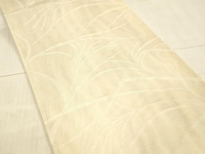 平和屋着物＊夏物 六通柄袋帯 草葉文 正絹 逸品 DAAY8003cm