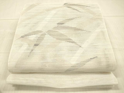 平和屋着物＊夏物 八寸名古屋帯 笹竹文 未使用 DAAY8009cm