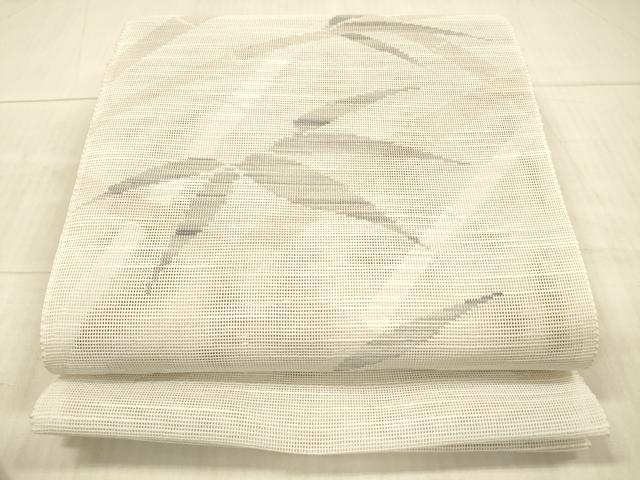 平和屋着物＊夏物 八寸名古屋帯 笹竹文 未使用 DAAY8009cm