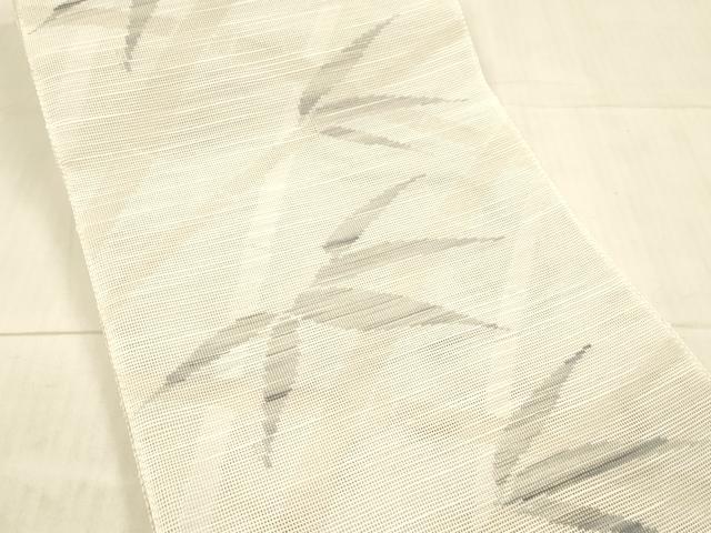 平和屋着物＊夏物 八寸名古屋帯 笹竹文 未使用 DAAY8009cm