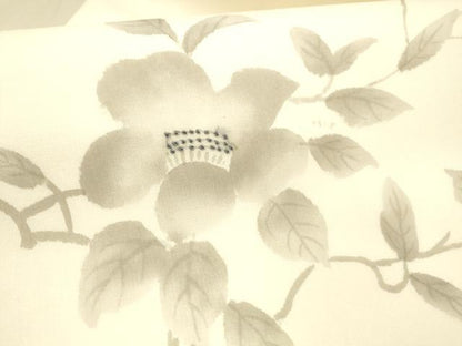 平和屋着物＊夏物 九寸名古屋帯 手描き 枝花文 正絹 逸品 DAAY8010cm