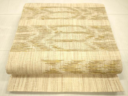 平和屋着物＊夏物 太鼓柄袋帯 抽象文様 正絹 逸品 DAAY8014cm