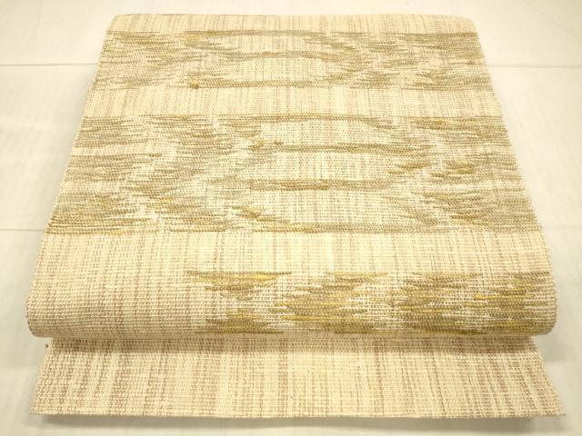 平和屋着物＊夏物 太鼓柄袋帯 抽象文様 正絹 逸品 DAAY8014cm