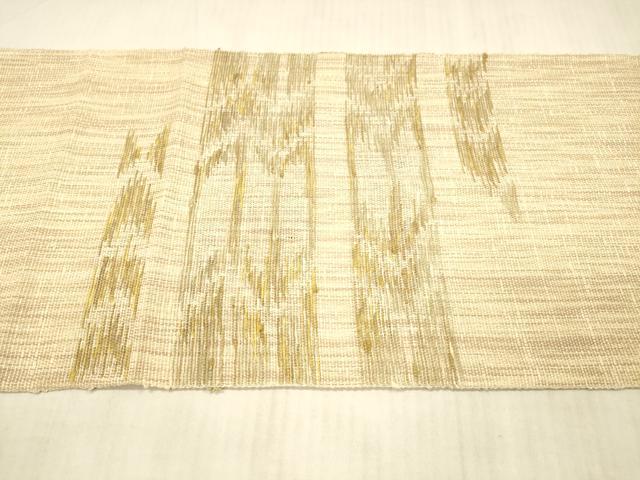 平和屋着物＊夏物 太鼓柄袋帯 抽象文様 正絹 逸品 DAAY8014cm