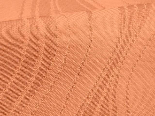 平和屋着物＊夏物 八寸名古屋帯 流水文 鉛丹色 正絹 逸品 DAAY8015cm