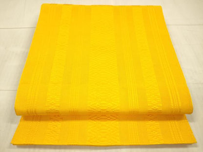 平和屋着物＊夏物 博多織 八寸名古屋帯 献上 金茶色 DAAY8018cm