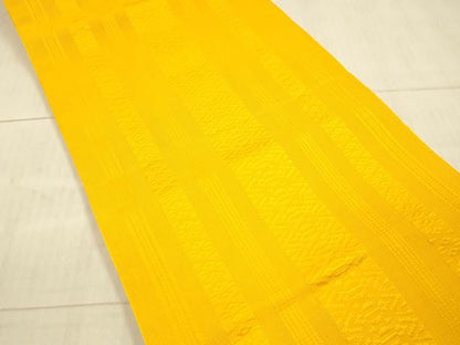 平和屋着物＊夏物 博多織 八寸名古屋帯 献上 金茶色 DAAY8018cm