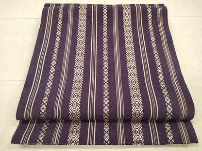 平和屋着物＊夏物 本場筑前博多織 八寸名古屋帯 紗献上 正絹 逸品 DAAY8021cm