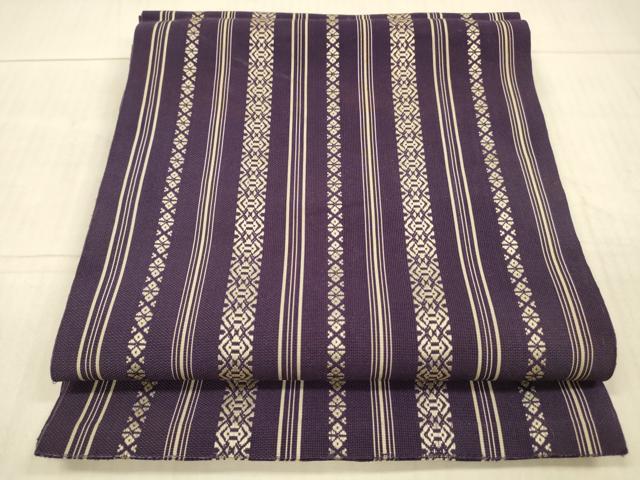 平和屋着物＊夏物 本場筑前博多織 八寸名古屋帯 紗献上 正絹 逸品 DAAY8021cm