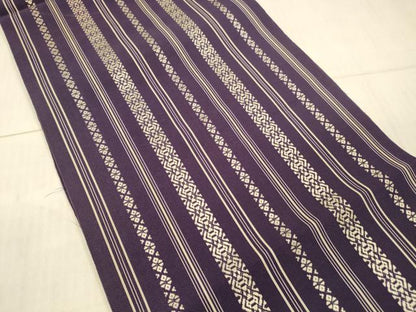 平和屋着物＊夏物 本場筑前博多織 八寸名古屋帯 紗献上 正絹 逸品 DAAY8021cm