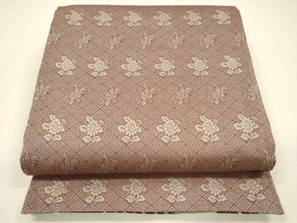 平和屋着物●両面 六通柄袋帯 流水文 草花文 正絹 逸品 DAAY8102cm