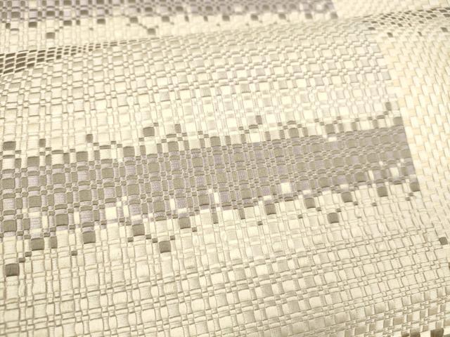 平和屋着物●本場筑前博多織 八寸名古屋帯 抽象文様 正絹 逸品 DAAY8105cm