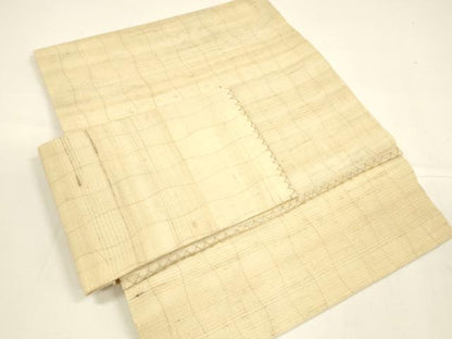 平和屋着物＊夏物 つけ帯 手描き 蛙 麻 逸品 DAAY8129cm
