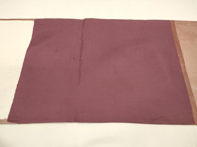 平和屋着物＊夏物　九寸開き名古屋帯　葡萄蔦の葉文　金糸　正絹　逸品　DAAY8139cm