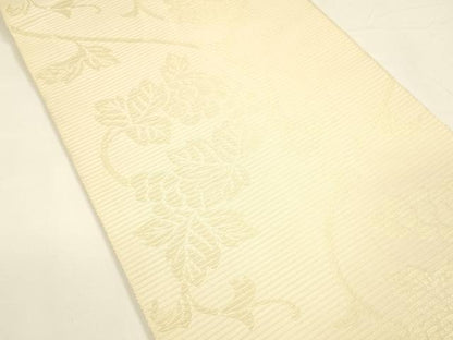 平和屋着物＊夏物 全通柄袋帯 葡萄蔦の葉文 金糸 正絹 逸品 DAAY8151cm