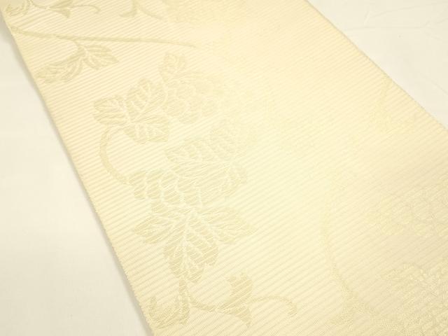 平和屋着物＊夏物 全通柄袋帯 葡萄蔦の葉文 金糸 正絹 逸品 DAAY8151cm