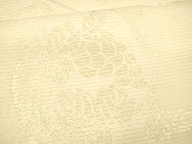 平和屋着物＊夏物 全通柄袋帯 葡萄蔦の葉文 金糸 正絹 逸品 DAAY8151cm