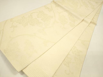 平和屋着物＊夏物 全通柄袋帯 葡萄蔦の葉文 金糸 正絹 逸品 DAAY8151cm