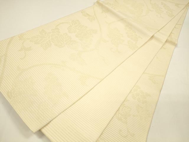 平和屋着物＊夏物 全通柄袋帯 葡萄蔦の葉文 金糸 正絹 逸品 DAAY8151cm