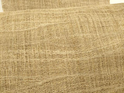 平和屋着物＊夏物 八寸名古屋帯 よろけ縞 麻 逸品 DAAY8152cm
