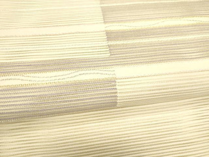 平和屋着物＊夏物 絽綴れ 八寸名古屋帯 横段文 金銀糸 正絹 逸品 DAAY8170cm
