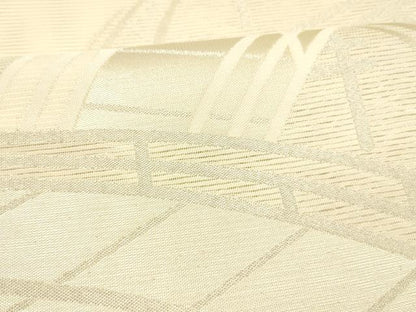 平和屋着物＊夏物 六通柄袋帯 渡橋流水文 銀糸 正絹 逸品 DAAY8174cm
