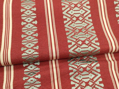 平和屋着物＊夏物 本場筑前博多織 全通柄 京袋帯 紗献上 正絹 逸品 DAAY8175cm