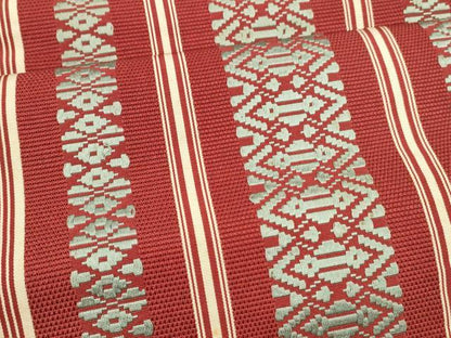 平和屋着物＊夏物 本場筑前博多織 全通柄 京袋帯 紗献上 正絹 逸品 DAAY8175cm